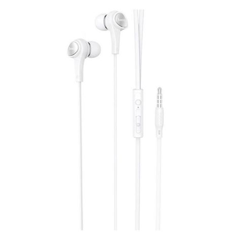 Наушники HOCO M66 Passion in-line control eaphones with mic Hi-Res white