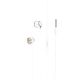 Дротові навушники Borofone BM90 Miller universal earphones with microphone, 3.5mm, 1.2m, white
