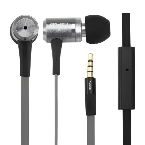 Дротові навушники AWEI ES-120i, 3.5mm, 1.2m, grey Дротові навушники AWEI ES-120i, 3.5mm, 1.2m, grey