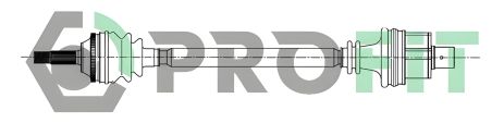 Приводной вал, полуось для RENAULT MEGANE, PROFIT (27300116) Приводной вал, полуось для RENAULT MEGANE, PROFIT (27300116)