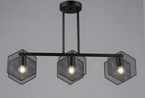Люстра в лофт-стиле Sirius B S2473/3 BK черная