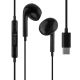 Дротові навушники HOCO M1 Max Type-C crystal earphones with mic, 1.2m, black Дротові навушники HOCO M1 Max Type-C crystal earphones with mic, 1.2m, black
