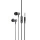 Наушники HOCO M108 Spring metal universal earphones with mic metal-grey