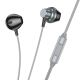 Наушники HOCO M125 Smart metal universal earphones with microphone metal-grey