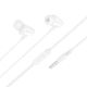 Дротові навушники HOCO M112 Story universal earphones with microphone, 3.5mm, 1.2m, white