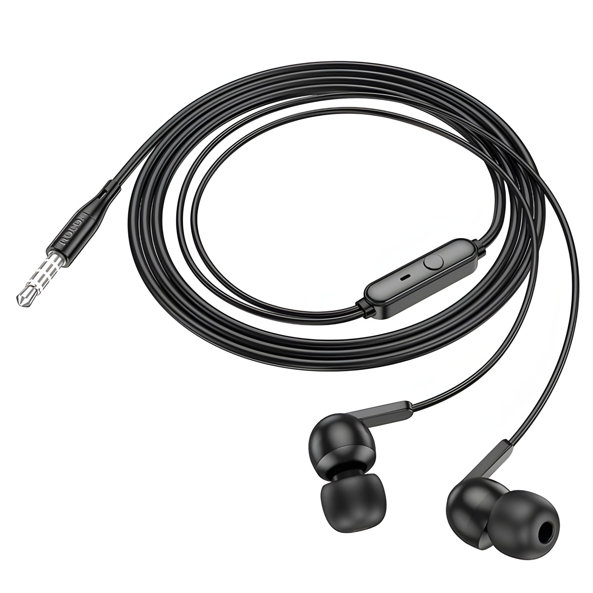 Универсальные наушники с микрофоном HOCO M124 Wide черные Универсальные наушники с микрофоном HOCO M124 Wide черные