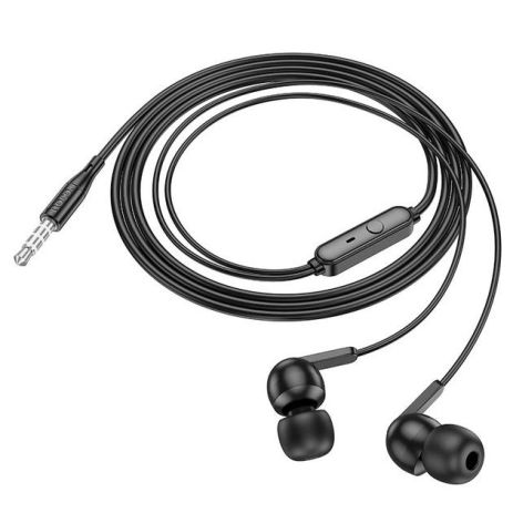 ΠΠ°ΡΡΠ½ΠΈΠΊΠΈ HOCO M124 Wide universal earphones with microphone black ΠΠ°ΡΡΠ½ΠΈΠΊΠΈ HOCO M124 Wide universal earphones with microphone black