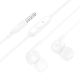 Дротові навушники HOCO M124 Wide universal earphones with microphone, 3.5mm, 1.2m, white