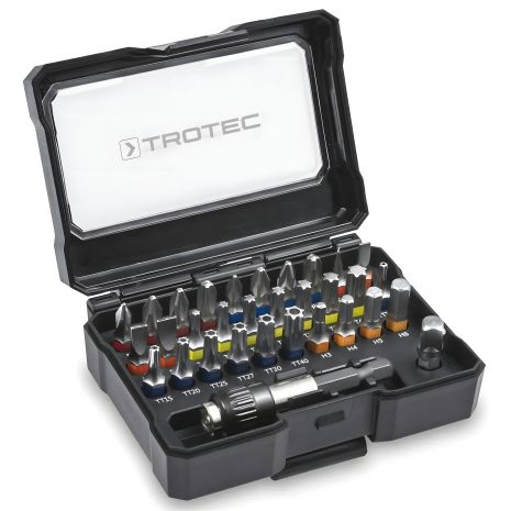 Набір біт для Trotec PSCS Screwdriver 32 pieces Bit Set (6200001001) Набір біт для Trotec PSCS Screwdriver 32 pieces Bit Set (6200001001)