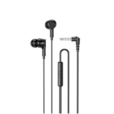 Наушники HOCO M102 Ingenious universal earphones with microphone |1.2M, 90°| black Наушники HOCO M102 Ingenious universal earphones with microphone |1.2M, 90°| black