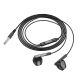 HOCO M123 Glory black universal earphones with microphone HOCO M123 Glory black universal earphones with microphone