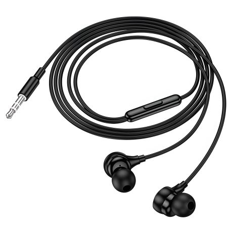 HOCO Benevolent M116 universal earphones with microphone |1.2M, 3.5mm| black
