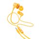 Наушники HOCO M107 Discoverer universal earphones with mic yellow
