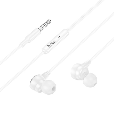 Навушники HOCO M116 Benevolent універсальні earphones with microphone |1.2M, 3.5mm| white