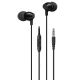 Дротова гарнітура USAMS In-Ear Earphone US-SJ594 EP-47, 3.5mm, 1.2m, black Дротова гарнітура USAMS In-Ear Earphone US-SJ594 EP-47, 3.5mm, 1.2m, black