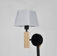 Классическое настенное бра VALESO V15-1B BK черное