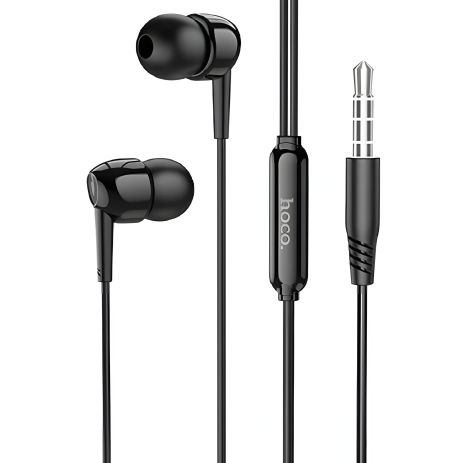 Дротові навушники HOCO M99 Celestial universal earphones with microphone, 3.5mm, 1.2m, black Дротові навушники HOCO M99 Celestial universal earphones with microphone, 3.5mm, 1.2m, black
