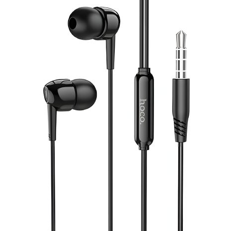 Дротові навушники HOCO M99 Celestial universal earphones with microphone, 3.5mm, 1.2m, black Дротові навушники HOCO M99 Celestial universal earphones with microphone, 3.5mm, 1.2m, black
