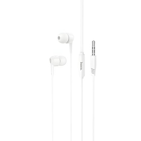 Дротові навушники HOCO M99 Celestial universal earphones with microphone, 3.5mm, 1.2m, white