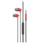Наушники HOCO M90 Delight wired digital earphone with microphone |1.2M| red