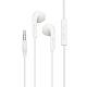 Дротові навушники HOCO M39 Rhyme with mic, 3.5mm, 1.2m, white