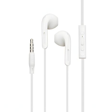 Дротові навушники HOCO M39 Rhyme with mic, 3.5mm, 1.2m, white
