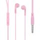 Дротові навушники HOCO M39 Rhyme with mic, 3.5mm, 1.2m, pink