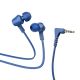 Дротові вакуумні навушники HOCO M86 Oceanic universal earphones with mic, 3.5mm, 1.2m, blue Дротові вакуумні навушники HOCO M86 Oceanic universal earphones with mic, 3.5mm, 1.2m, blue
