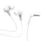 Дротові вакуумні навушники HOCO M86 Oceanic universal earphones with mic, 3.5mm, 1.2m, white
