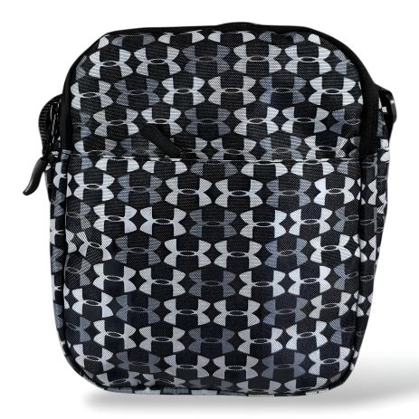 Черная спортивная сумка через плечо с принтом 11 Черная спортивная сумка через плечо с принтом 11