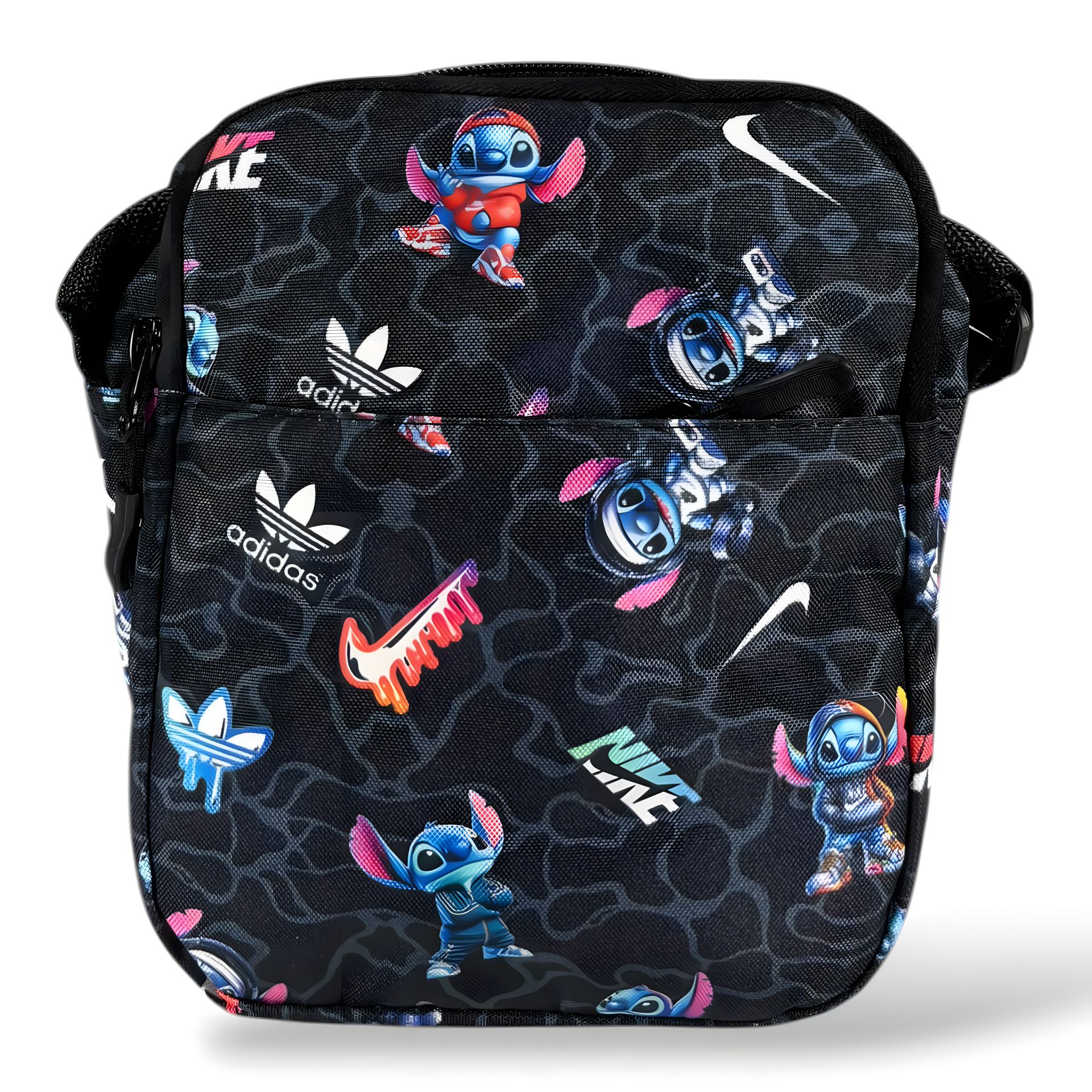 Спортивная сумка с цветным принтом через плечо 3 Спортивная сумка с цветным принтом через плечо 3