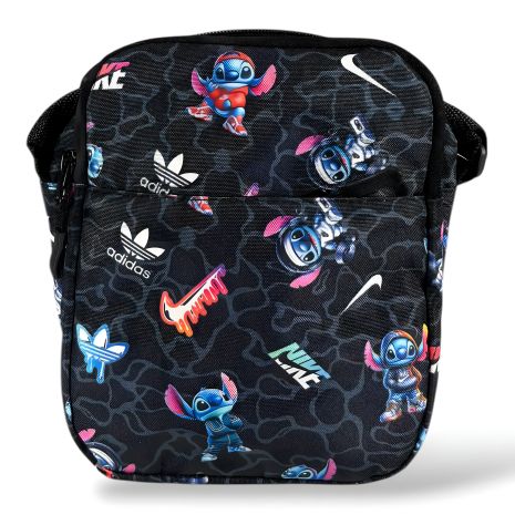 Спортивная сумка с цветным принтом через плечо 3