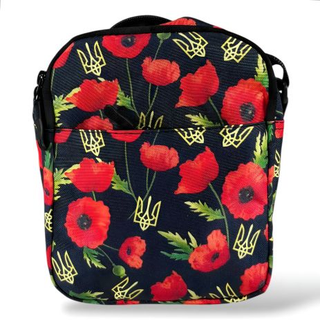 Сумка через плече спортивна з принтом кольоровим 7