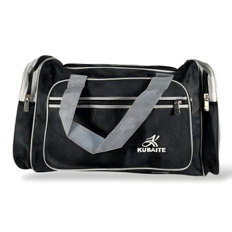 Дорожная сумка унисекс, черная, водоотталкивающая ткань.