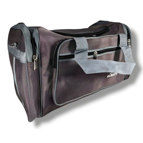 Унисекс дорожная сумка из водоотталкивающей коричневой ткани