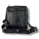 Модна чоловіча шкіряна сумка через плече, чорна Модна чоловіча шкіряна сумка через плече, чорна
