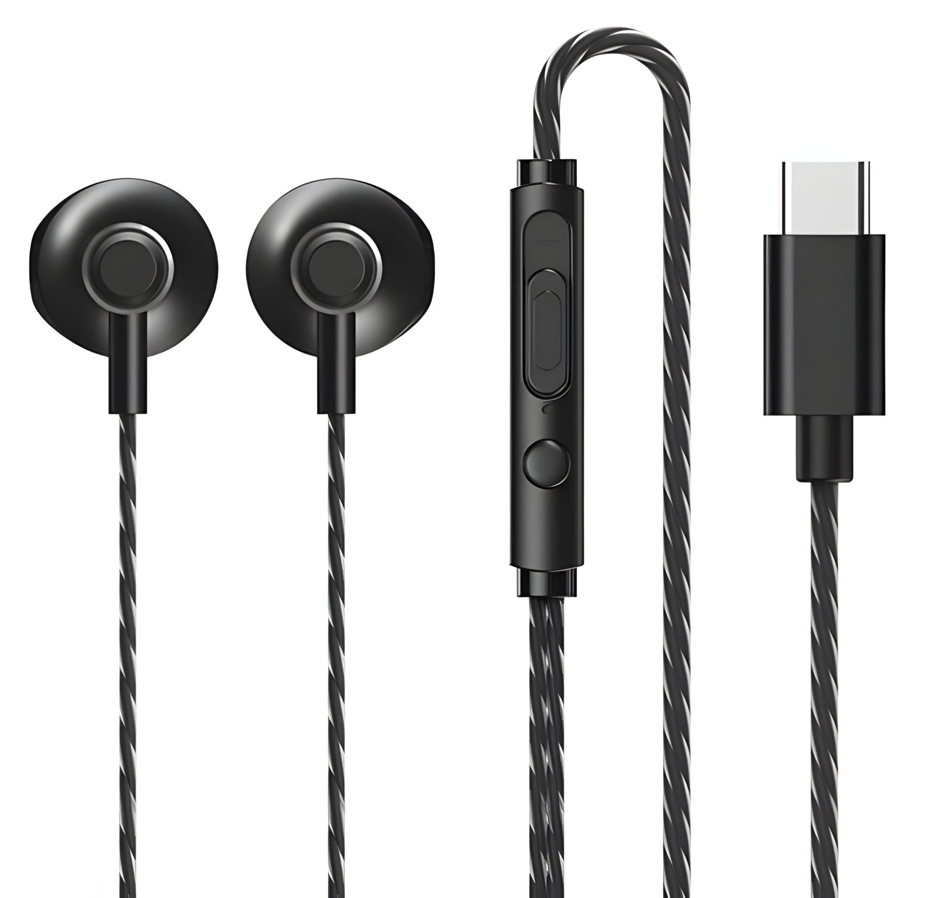 Дротові навушники REMAX RM-711a TYPE-C Wired Earphone for Music & Call, 1.2m, black Дротові навушники REMAX RM-711a TYPE-C Wired Earphone for Music & Call, 1.2m, black
