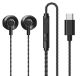 Дротові навушники REMAX RM-711a TYPE-C Wired Earphone for Music & Call, 1.2m, black