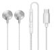 REMAX RM-711a TYPE-C Wired Earphones for Music & Call silver REMAX RM-711a TYPE-C Wired Earphones for Music & Call silver