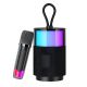 Акустика-караоке USAMS US-YX013, BT5.3, AUX, USB, TF, 500mAh, 1200mAh, 4-5h, black