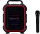 REMAX Song K Outdoor Portable Karaoke Speaker RB-X3 |15W, 2200mAh| black-red