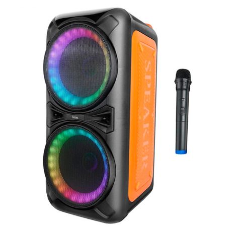 Акустика-караоке Hoco Sounding BT speaker DS42 |BT5.0, TWS, AUX/USB/TF/FM, 30W| black Акустика-караоке Hoco Sounding BT speaker DS42 |BT5.0, TWS, AUX/USB/TF/FM, 30W| black