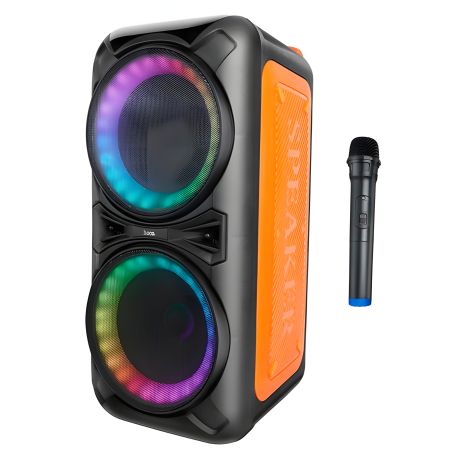 Акустика-караоке Hoco Sounding BT speaker DS42 BT5.0, TWS, AUX, USB, TF, FM, 30W, 3600mAh, 3h, black