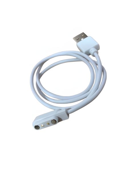 USB кабель для смарт часов белый 2 pin магнитный (4 x 12.3 мм) универсальный USB кабель для смарт часов белый 2 pin магнитный (4 x 12.3 мм) универсальный