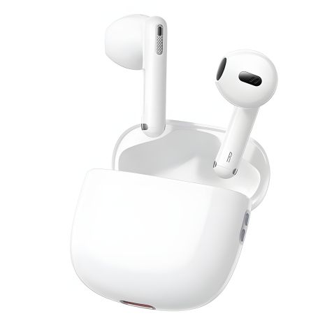 Бездротові навушники BASEUS WX5 CN Bowie True Wireless Earphones, BT5.3, 40mAh, 400mAh, ENC, 6.5h, white Бездротові навушники BASEUS WX5 CN Bowie True Wireless Earphones, BT5.3, 40mAh, 400mAh, ENC, 6.5h, white