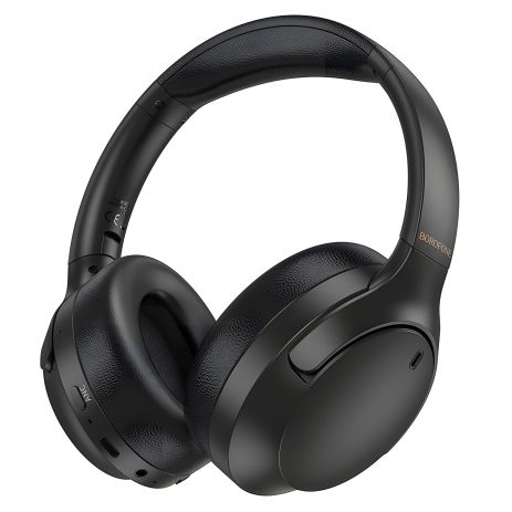 Активные наушники с шумоподавлением BOROFONE BO31 Prestige |BT5.4, ANC, AUX/BT, до 38 часов| black Активные наушники с шумоподавлением BOROFONE BO31 Prestige |BT5.4, ANC, AUX/BT, до 38 часов| black