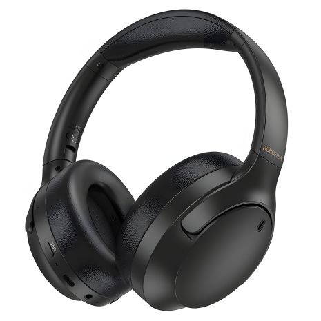 Активные наушники с шумоподавлением BOROFONE BO31 Prestige |BT5.4, ANC, AUX/BT, до 38 часов| black