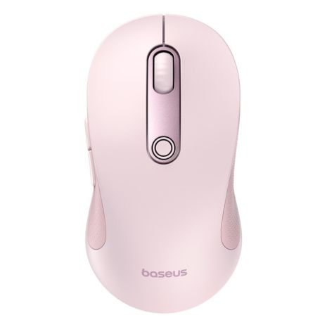 Комп'ютерна миша Baseus F02 Ergonomic Wireless Mouse Pink, 2.4G/ВТ 5.2, 1000-4000 DPI B01055505411-01