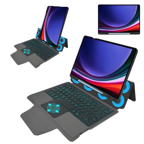 Чохол клавіатура для Samsung Galaxy Tab S8 та S7 11 Bluetooth Keyboard with TP 360 Чорний