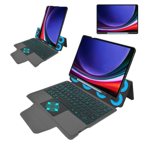 Чохол клавіатура для Samsung Galaxy Tab S8 та S7 11 Bluetooth Keyboard with TP 360 Чорний